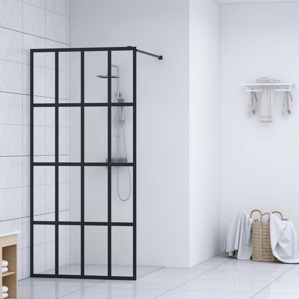 Duschwand für Walk-in Dusche Klares Sicherheitsglas 80x195 cm Duschwand für Walk-in Dusche Klares Sicherheitsglas 80x195 cm