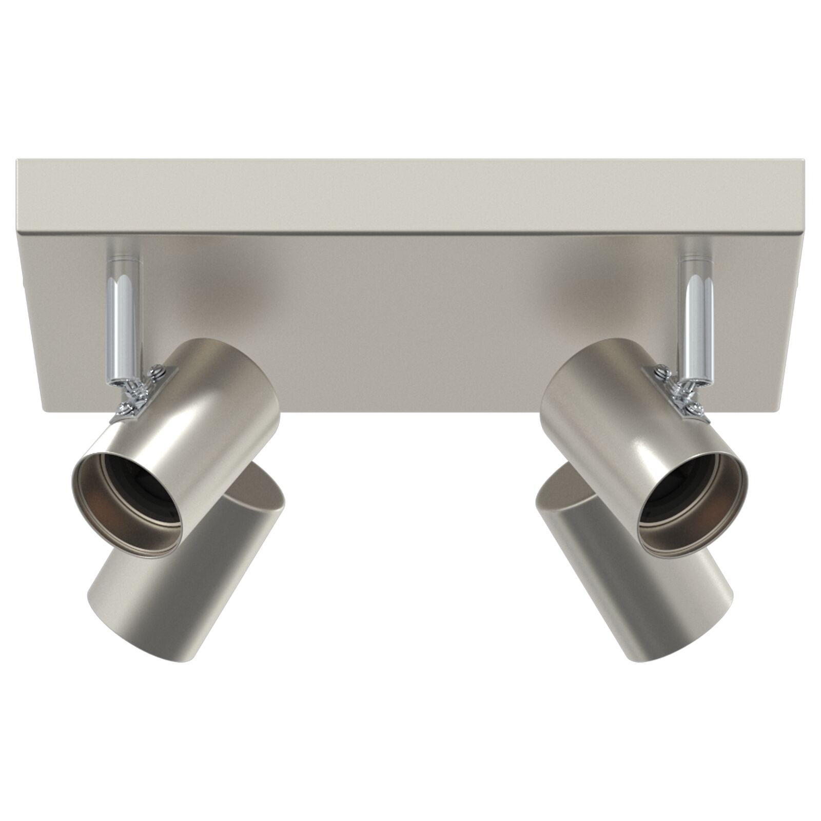 Deckenstrahler 4-Wege verstellbar gebürsteter Nickel E27 Deckenstrahler 4-Wege verstellbar gebürsteter Nickel E27
