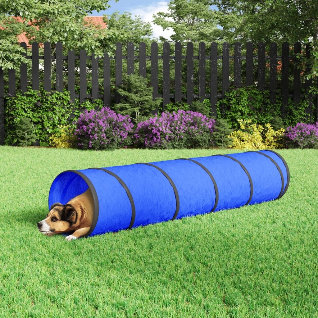 Hundetunnel Blau Ø 40x200 cm Polyester Hundetunnel Blau Ø 40x200 cm Polyester