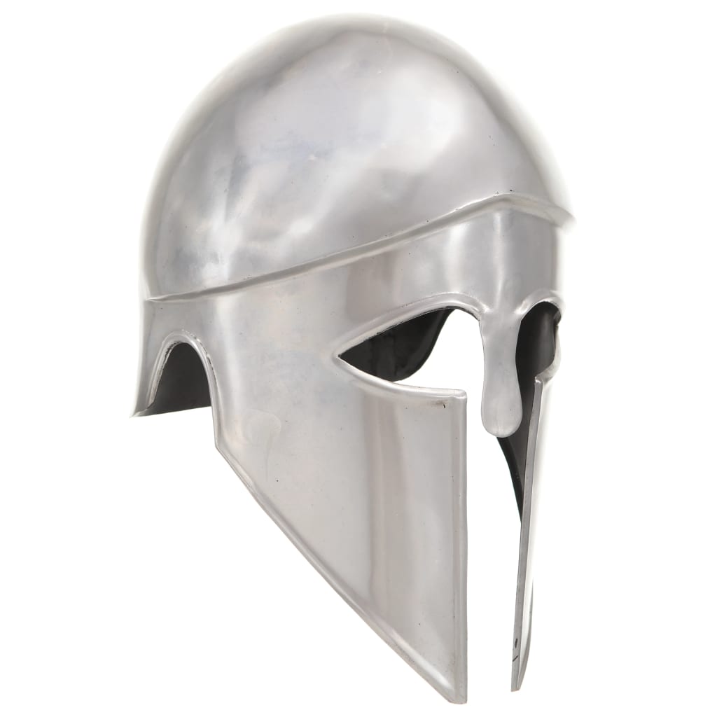 Griechischer Krieger-Helm Antik Replik für LARP Silbern Stahl Griechischer Krieger-Helm Antik Replik für LARP Silbern Stahl