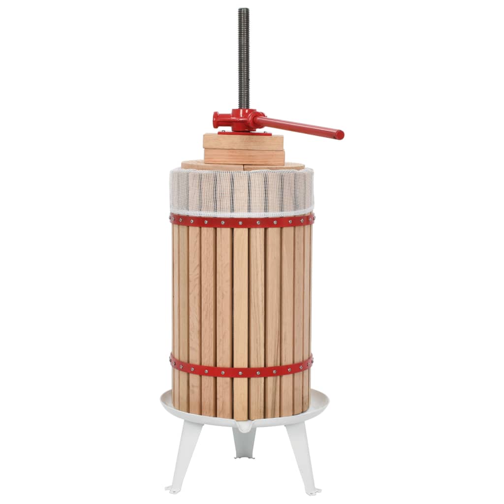 Obst- und Weinpresse mit Stoffbeutel 30 L Eichenholz Obst- und Weinpresse mit Stoffbeutel 30 L Eichenholz