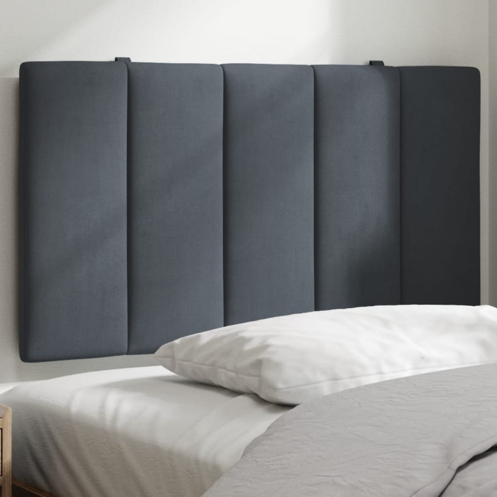 Kopfteil-Kissen Dunkelgrau 80 cm Samt Kopfteil-Kissen Dunkelgrau 80 cm Samt