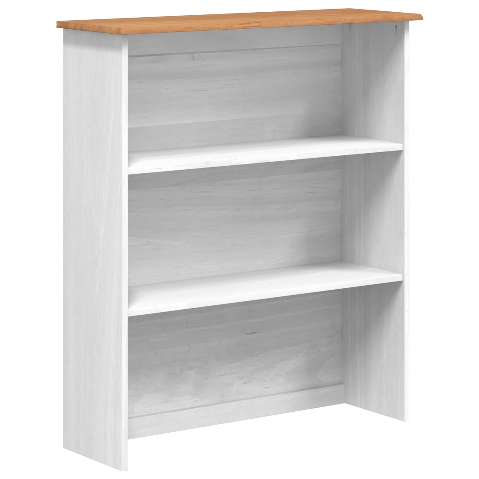 Hutch "ASKIM" Weiß 91x30x104 cm Massivholz Kiefer