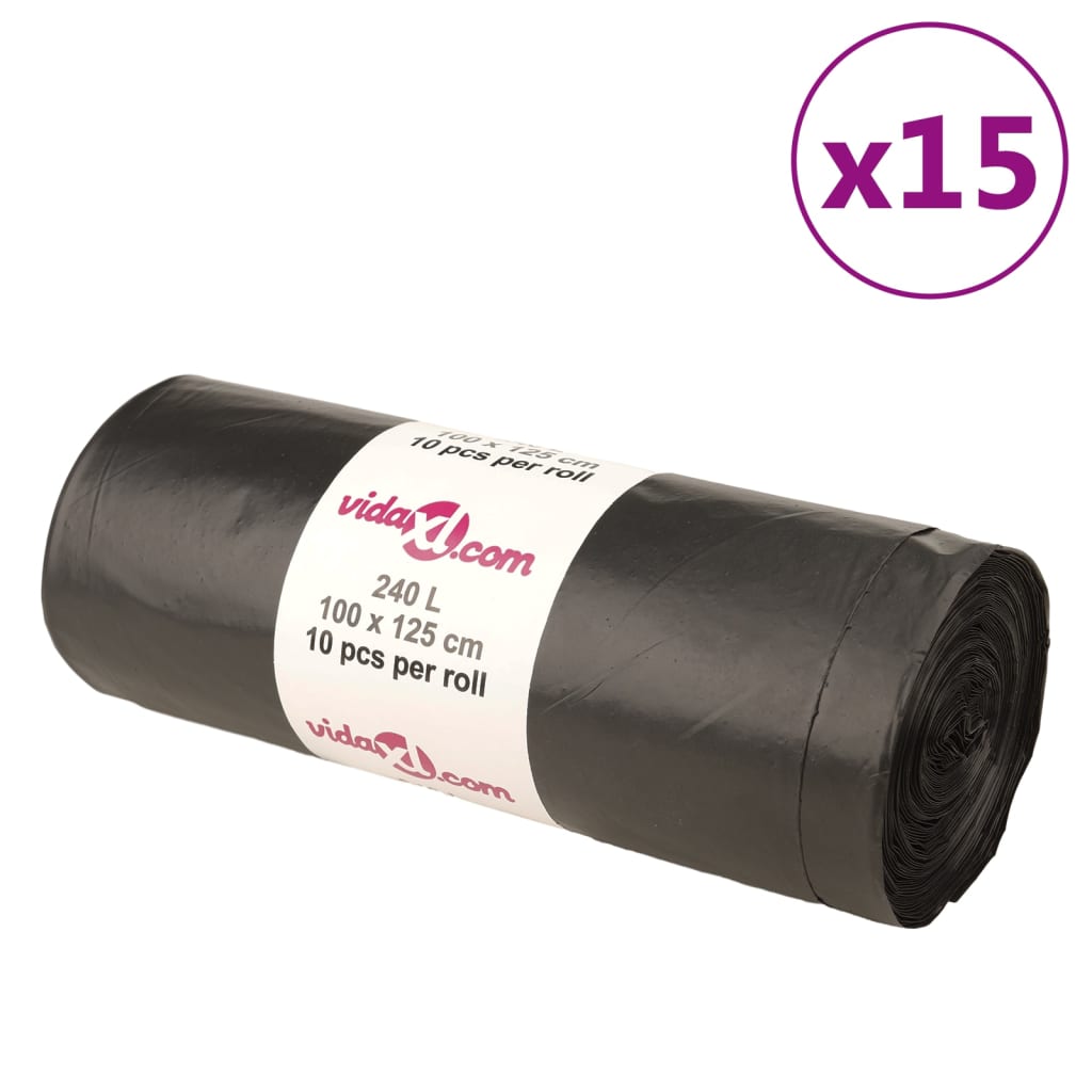 Müllsäcke 150 Stk. Schwarz 240 L Müllsäcke 150 Stk. Schwarz 240 L