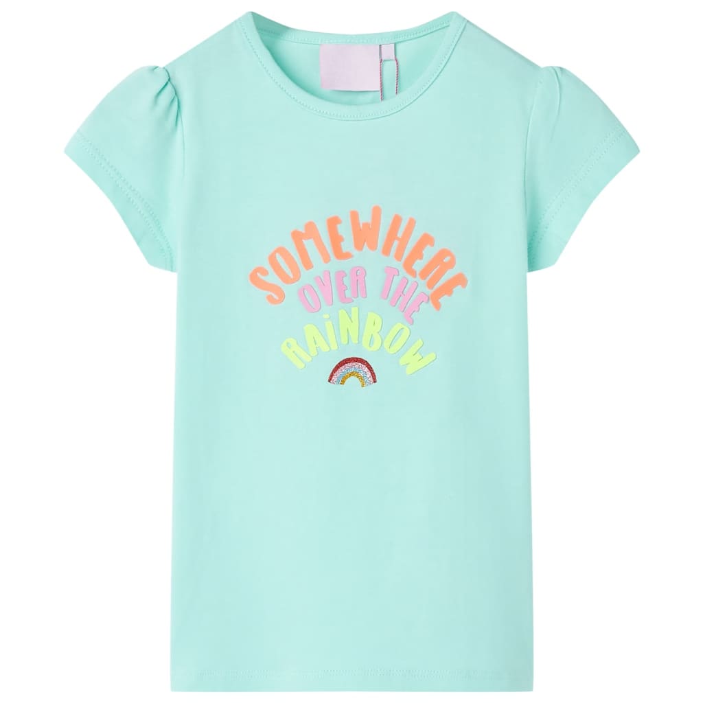 Kinder-T-Shirt Hellblau 128 Kinder-T-Shirt Hellblau 128