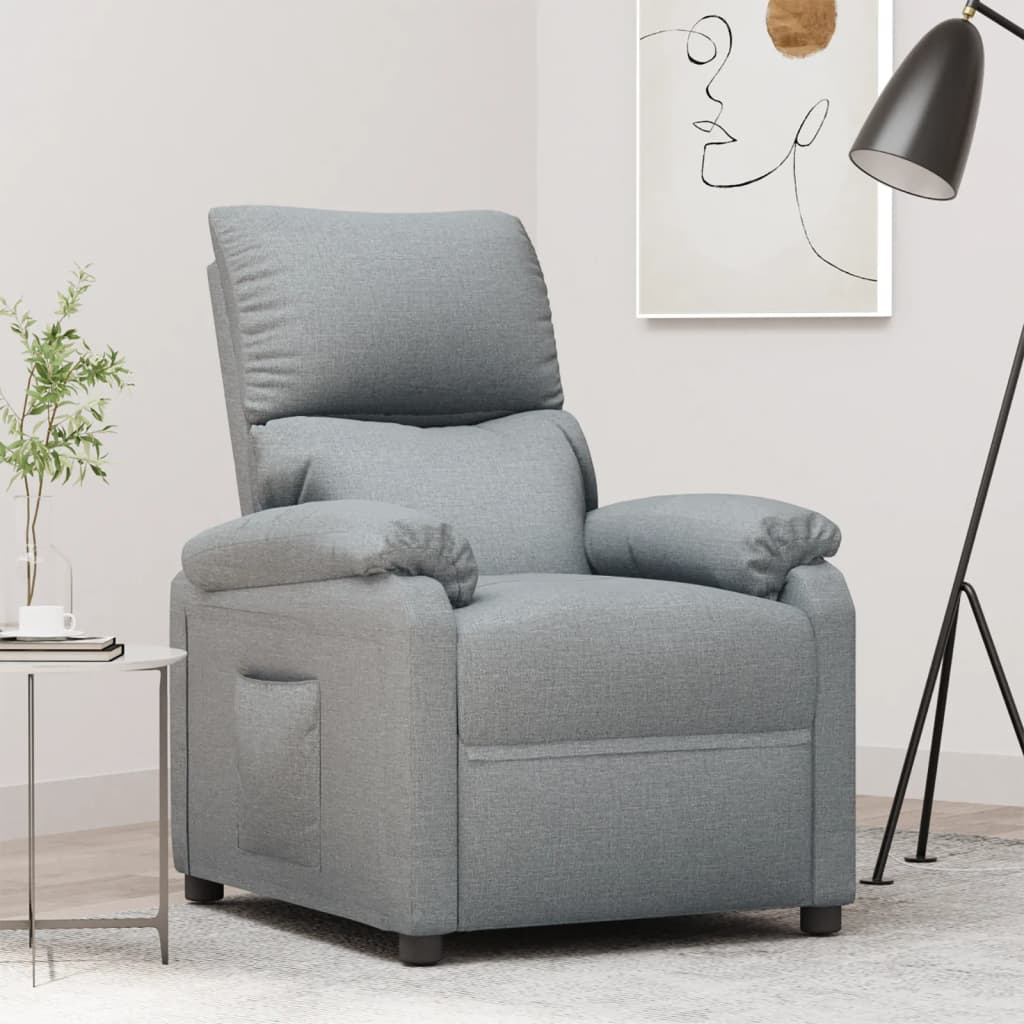 Relaxsessel Hellgrau Stoff Relaxsessel Hellgrau Stoff