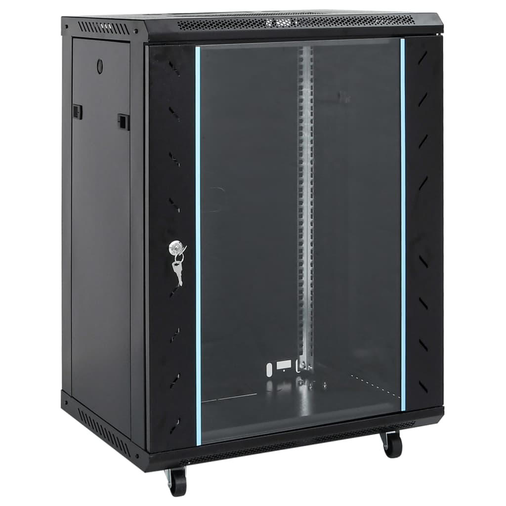 15U Netzwerkschrank auf Rollen 19" IP20 53x40x80 cm 15U Netzwerkschrank auf Rollen 19" IP20 53x40x80 cm