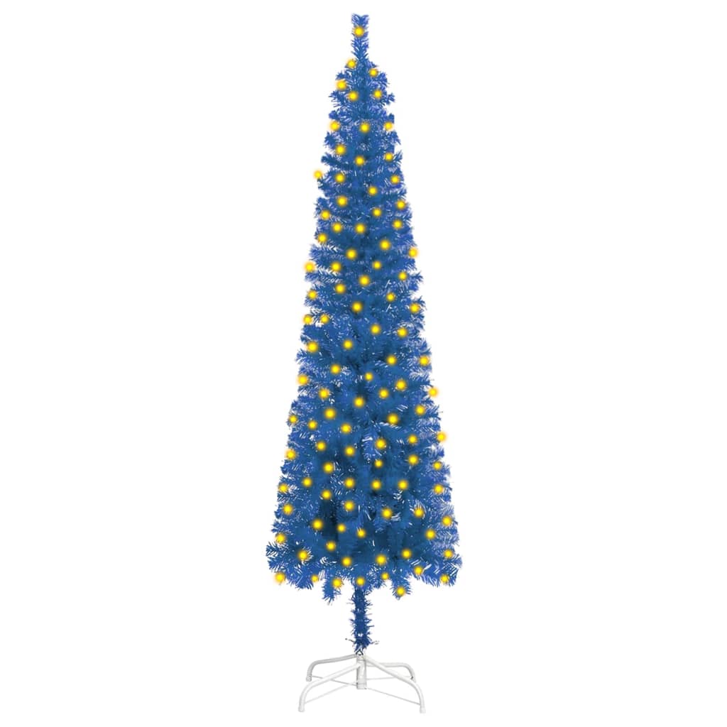 Weihnachtsbaum Schlank mit LEDs Blau 120 cm Weihnachtsbaum Schlank mit LEDs Blau 120 cm