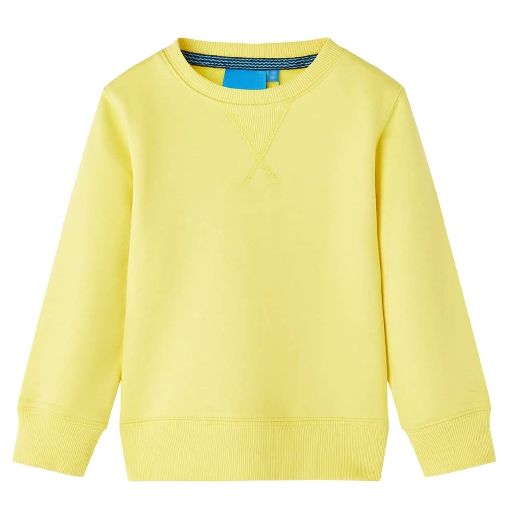 Kinder-Sweatshirt Hellgelb 128 Kinder-Sweatshirt Hellgelb 128