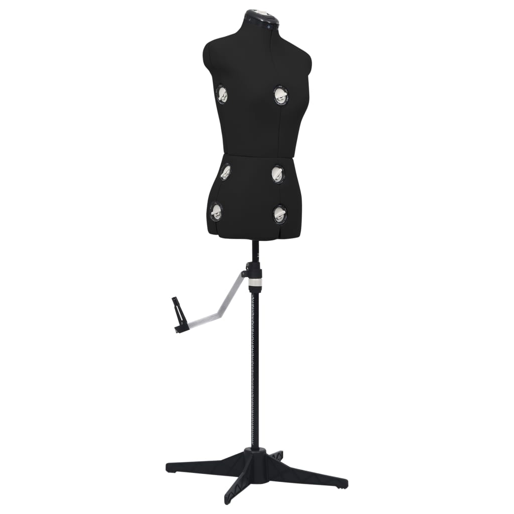 Schneiderpuppe Verstellbar Weiblich Schwarz S Größe 33-40 Schneiderpuppe Verstellbar Weiblich Schwarz S Größe 33-40