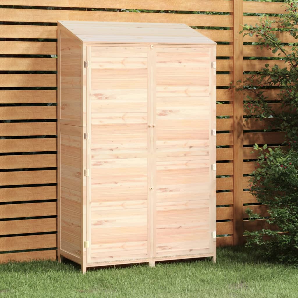 Geräteschuppen 102x52x174,5 cm Massivholz Tanne Geräteschuppen 102x52x174,5 cm Massivholz Tanne