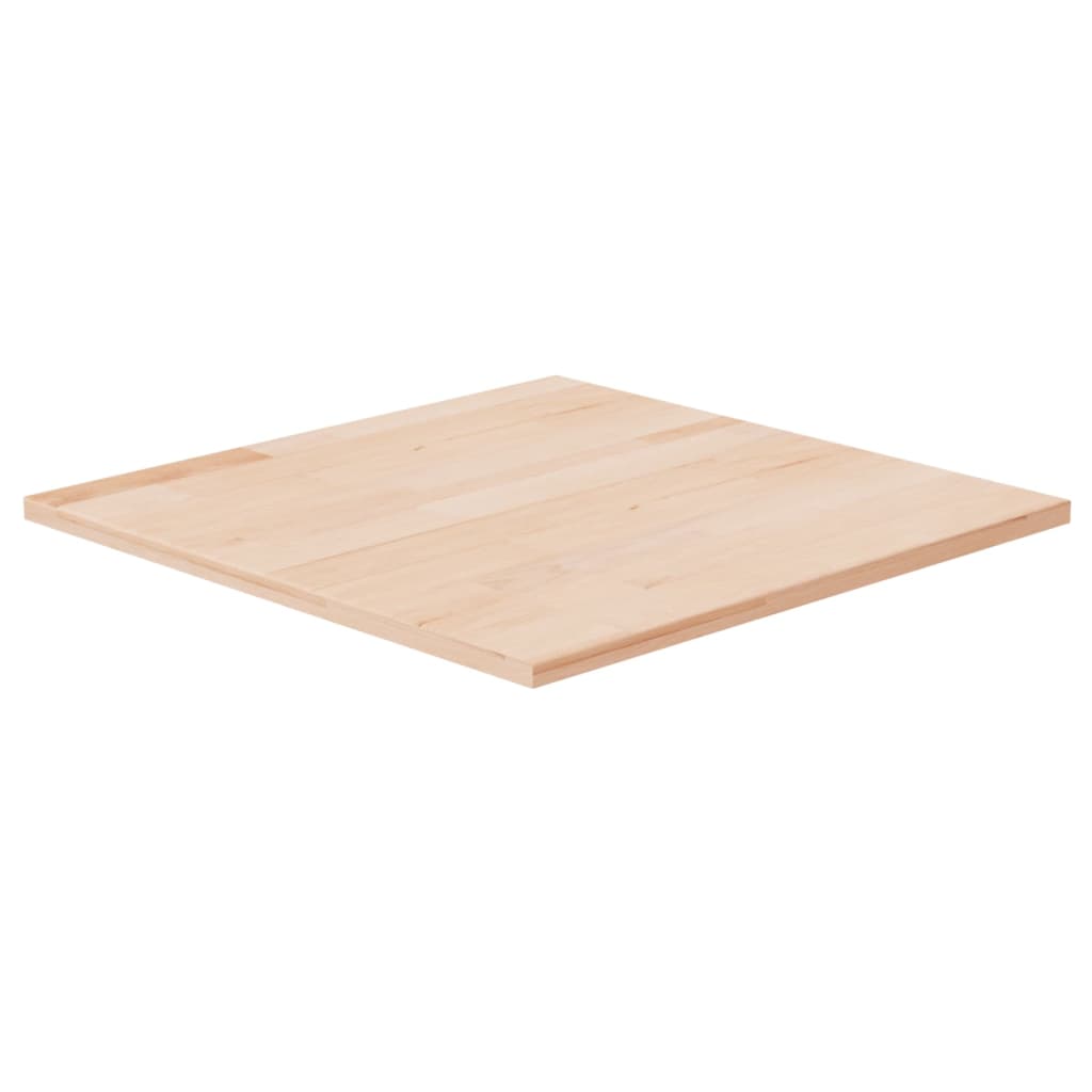 Tischplatte Quadratisch 50x50x1,5 cm Eichenholz Unbehandelt