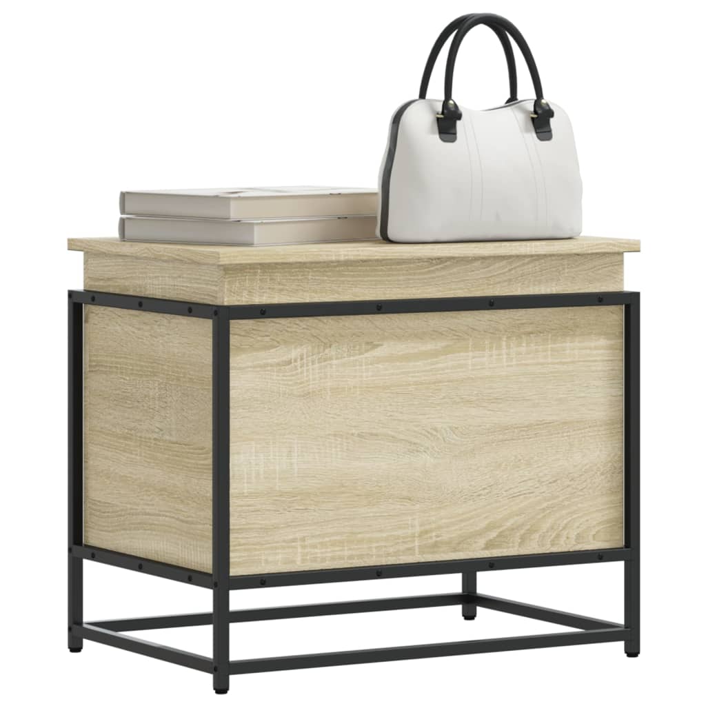 Aufbewahrungsbox mit Deckel Sonoma 60x40x51,5 cm Holzwerkstoff Aufbewahrungsbox mit Deckel Sonoma 60x40x51,5 cm Holzwerkstoff