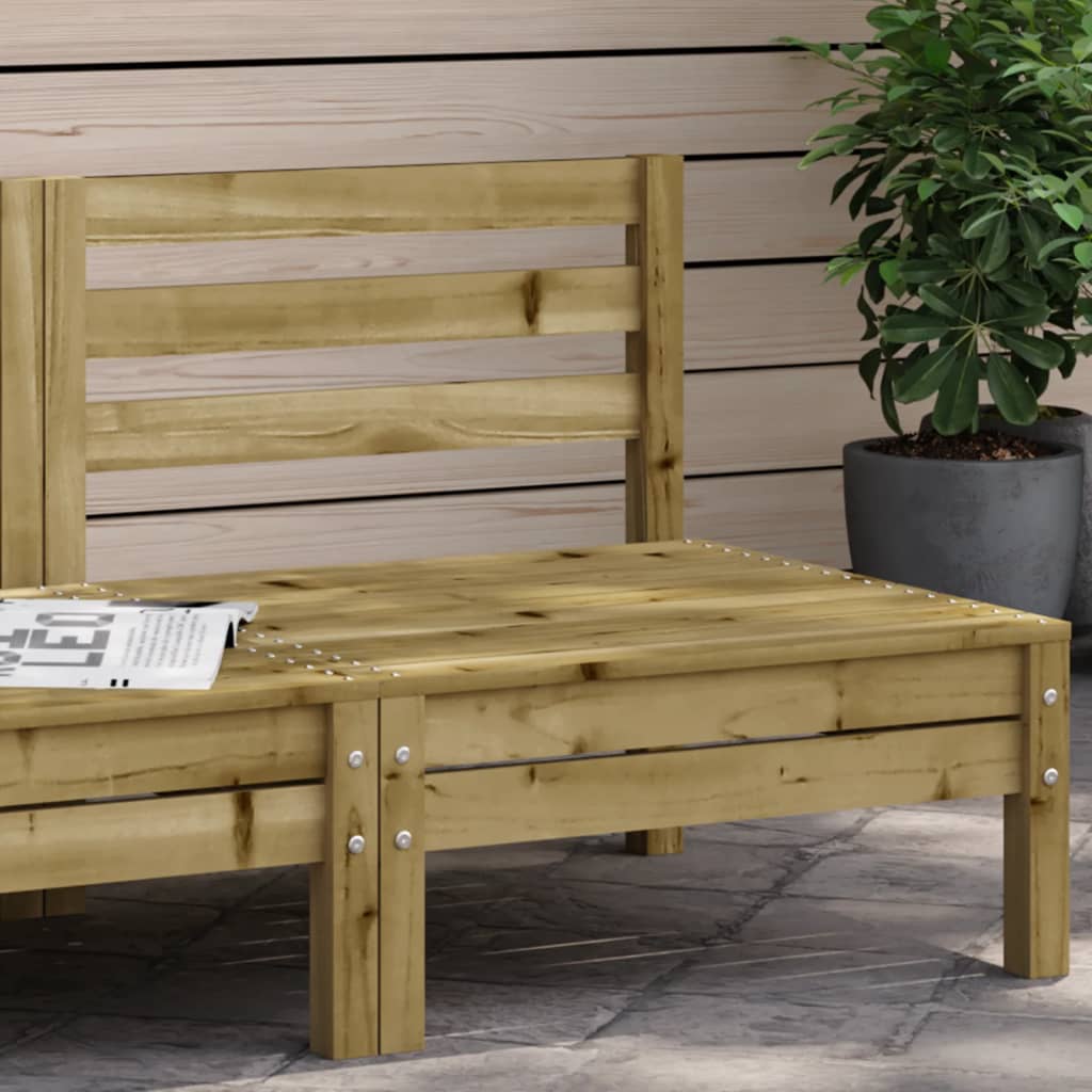 Gartensofa ohne Armlehnen Kiefernholz Imprägniert Gartensofa ohne Armlehnen Kiefernholz Imprägniert