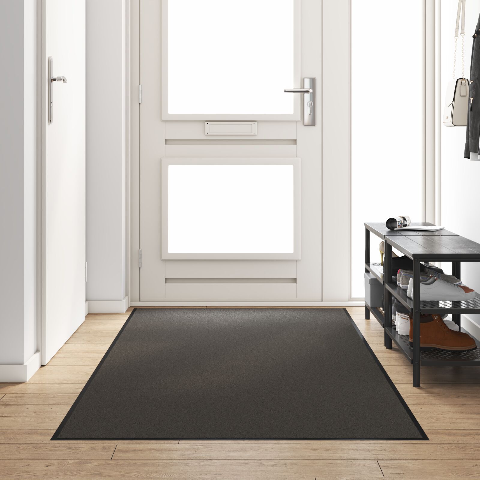vidaXL Türmatte rechteckig anthrazit 120x250 cm vidaXL Türmatte rechteckig anthrazit 120x250 cm