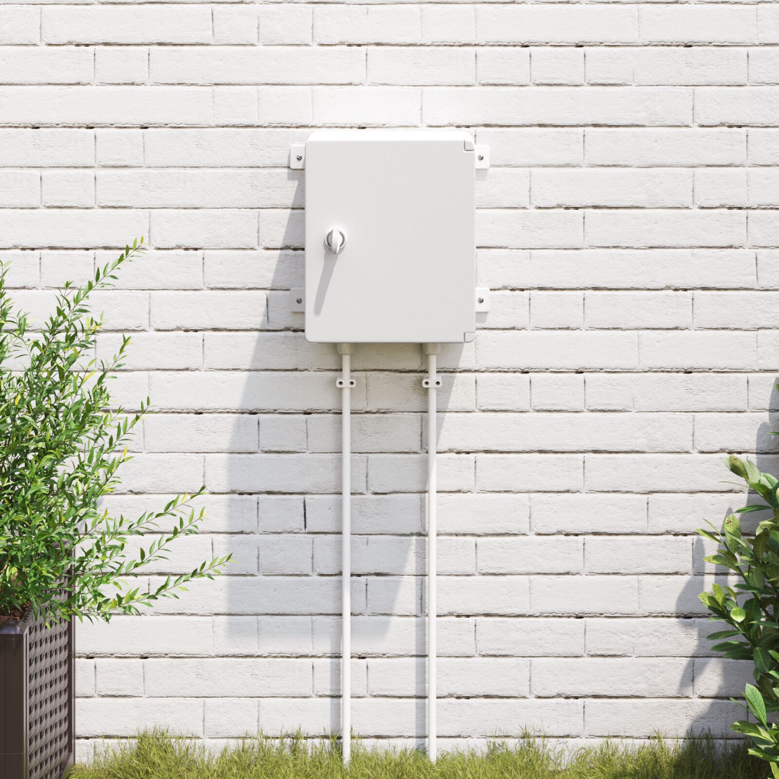 Steuerungsschrank IP65 Wasserdicht Grau 25x13x30 cm ABS-Kunststoff Steuerungsschrank IP65 Wasserdicht Grau 25x13x30 cm ABS-Kunststoff