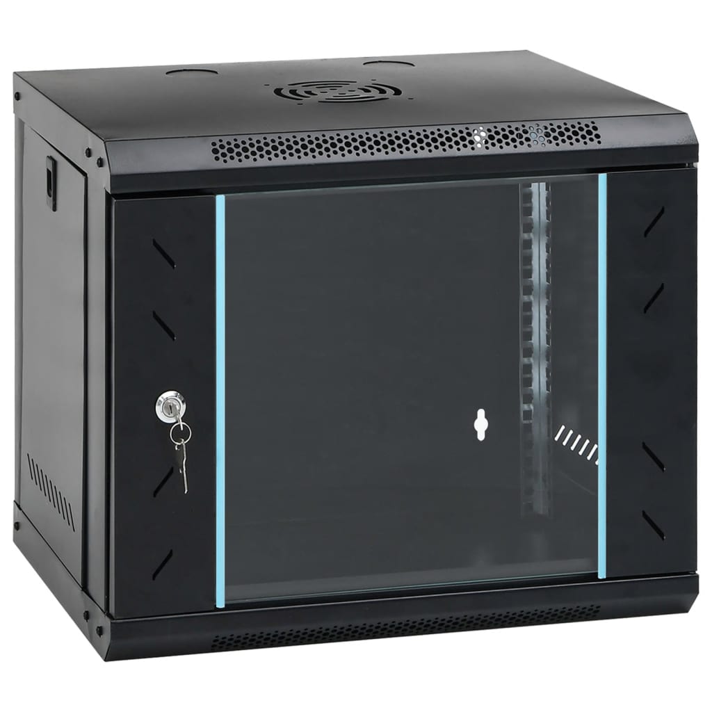 9U Wand-Netzwerkschrank 19" IP20 53x40x45 cm 9U Wand-Netzwerkschrank 19" IP20 53x40x45 cm
