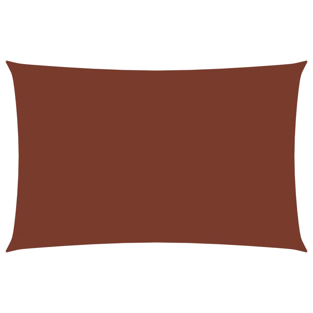   Sonnensegel Oxford-Gewebe Rechteckig 5x8 m Terrakotta-Rot
