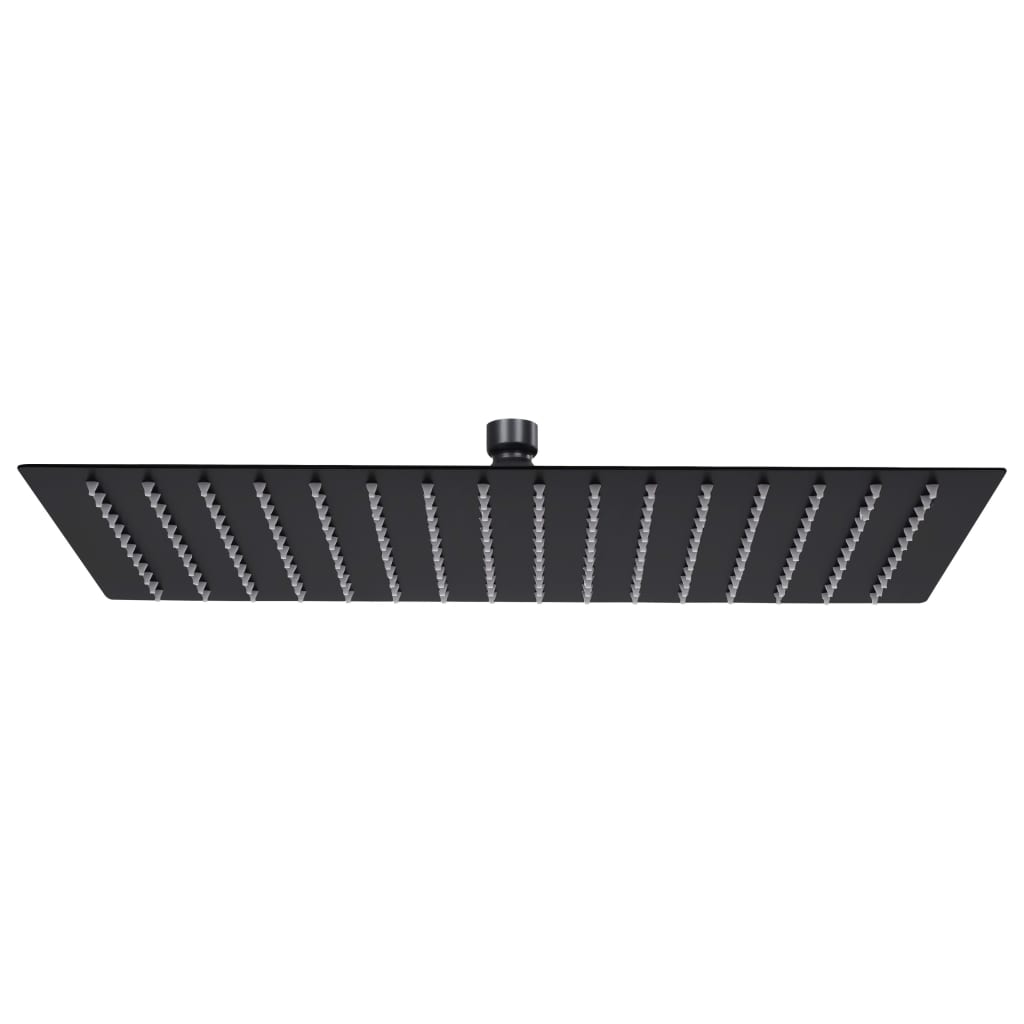 Regenbrause Edelstahl 40x30 cm Rechteckig Schwarz Regenbrause Edelstahl 40x30 cm Rechteckig Schwarz