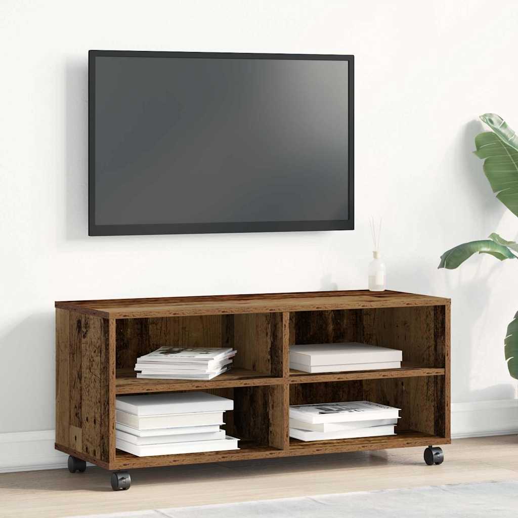 TV-Schränk Braun 90 x 35 x 35 cm Holzwerkstoff