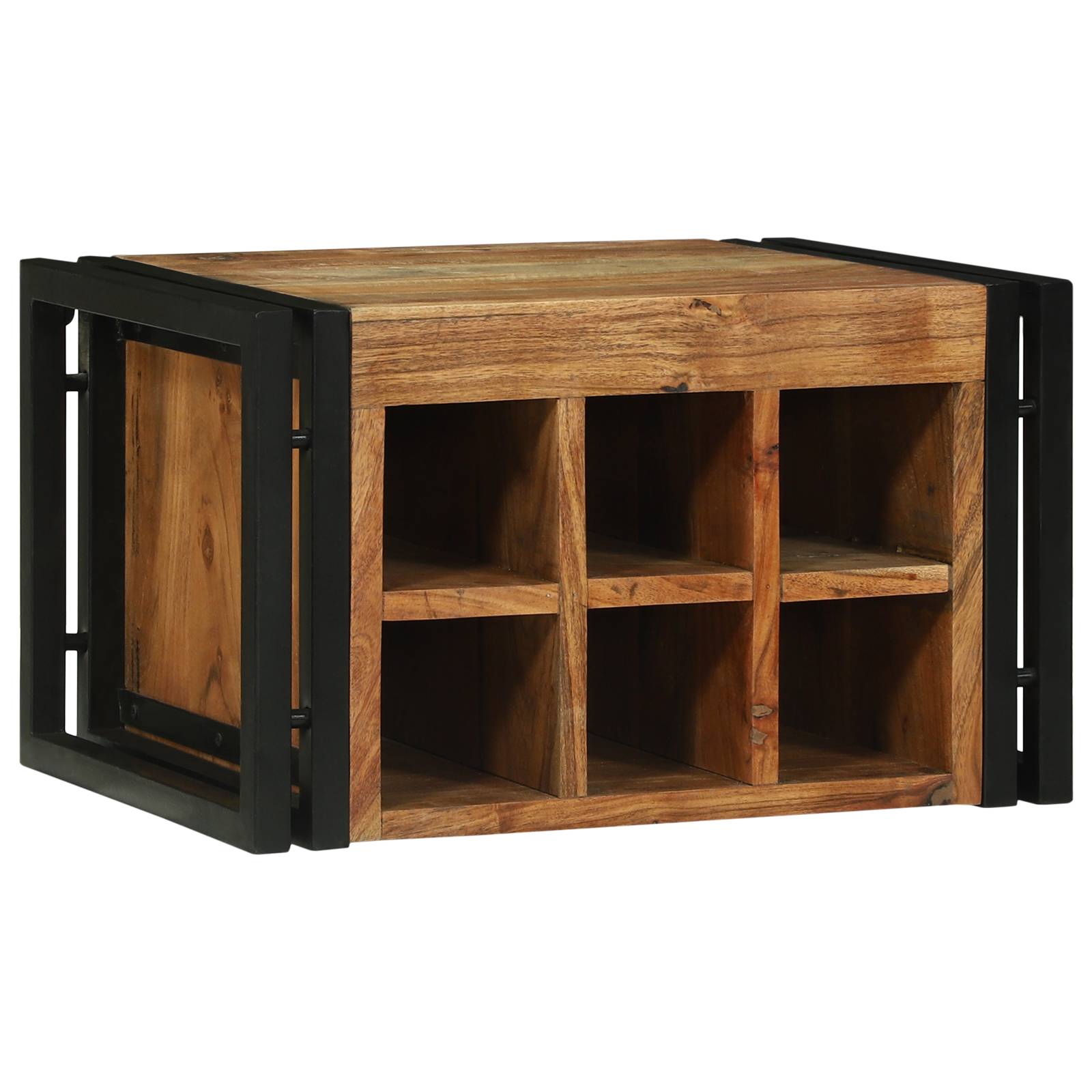 Weinregal 46x35x27,5 cm Massivholz Akazie Weinregal 46x35x27,5 cm Massivholz Akazie