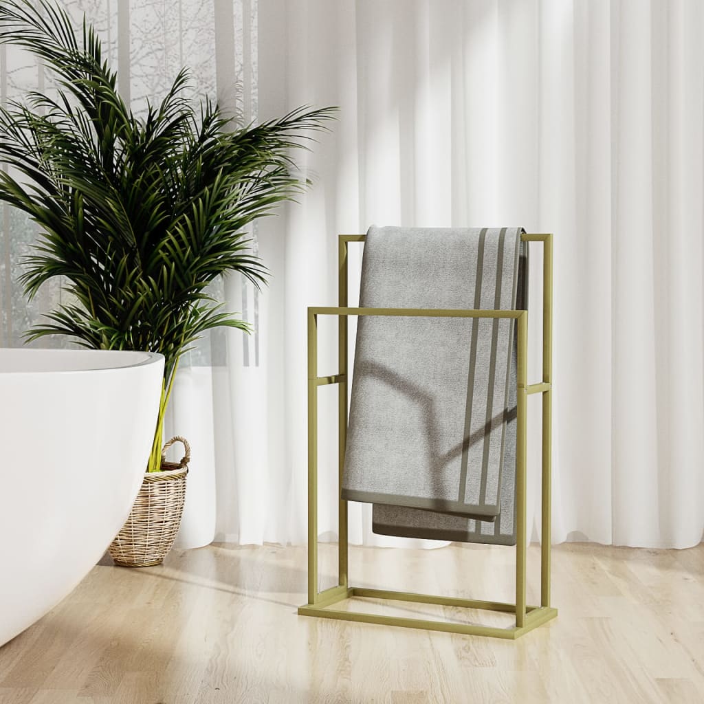Handtuchständer Gold 48x24x78,5 cm Eisen Handtuchständer Gold 48x24x78,5 cm Eisen