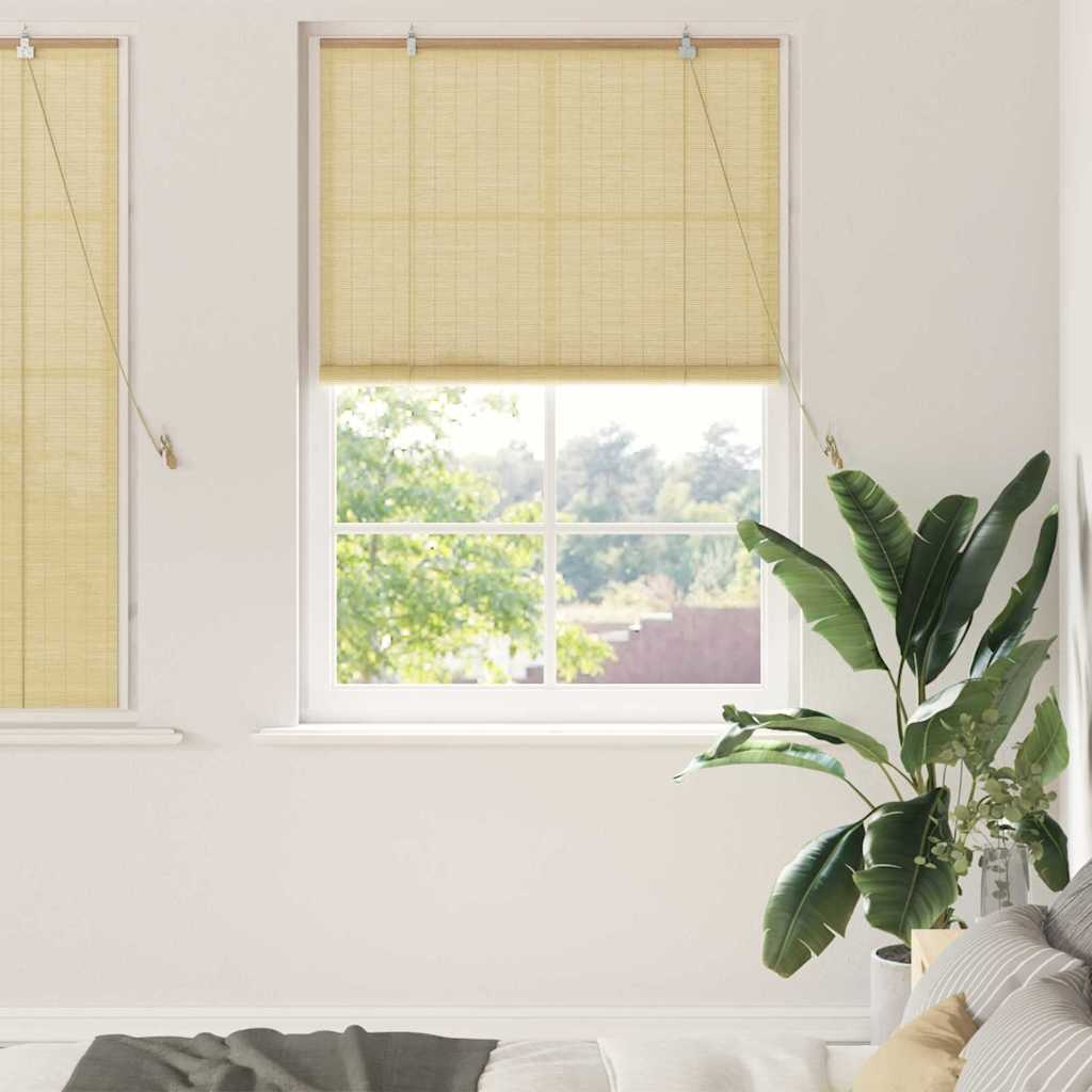 Fensterjalousien und -schattierungen Natur 110 x 160 cm Bambus