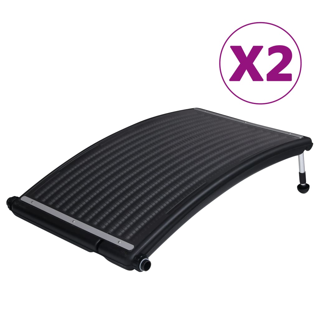 Gebogene Solar-Heizpaneele für Pool 2 Stk. 110x65 cm Gebogene Solar-Heizpaneele für Pool 2 Stk. 110x65 cm