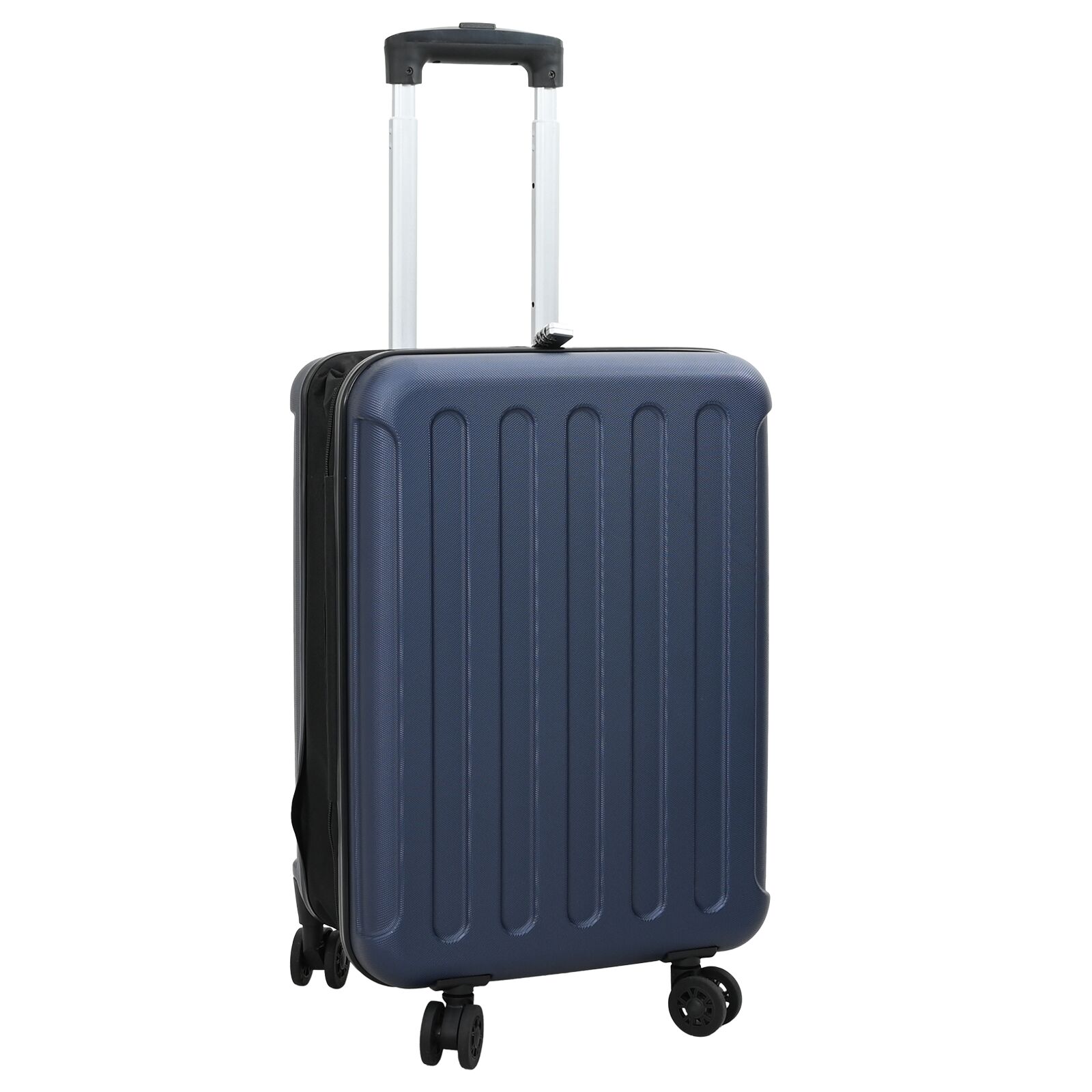 Zusammenklappbarer Koffer Hartschale 20'' Dunkelblau 34x23x55,5 cm Zusammenklappbarer Koffer Hartschale 20'' Dunkelblau 34x23x55,5 cm