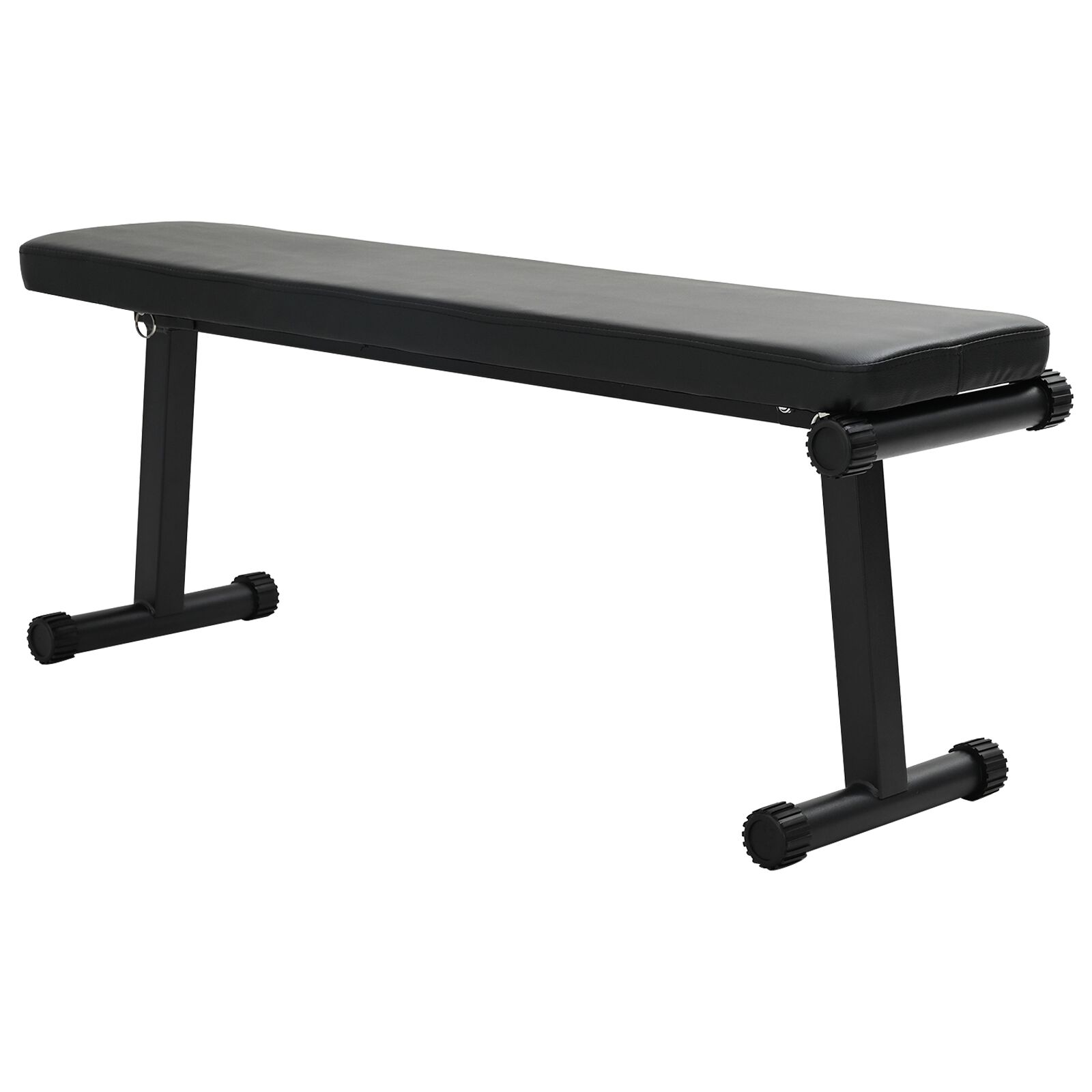 Klappbare Gewichtsbank 100 kg Schwarz 107x27x41 cm Stahl Klappbare Gewichtsbank 100 kg Schwarz 107x27x41 cm Stahl