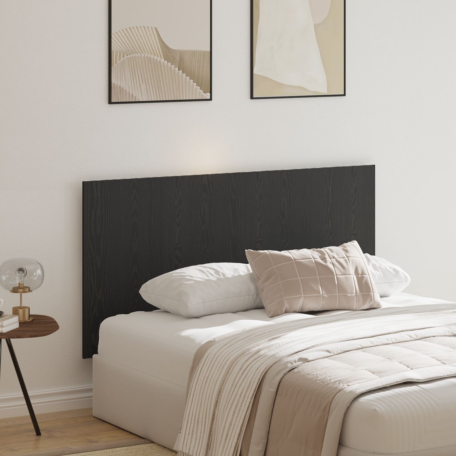 vidaXL Kopfteil Schwarz Eiche 160x1,5x80 cm Möbelholz vidaXL Kopfteil Schwarz Eiche 160x1,5x80 cm Möbelholz