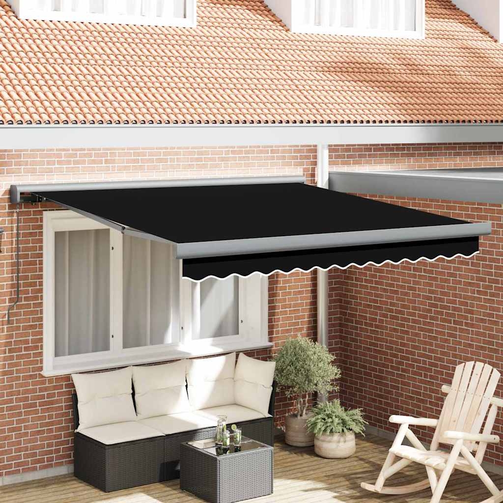 Manuelles Rollo Schwarz 300 x 250 cm Manuelles Rollo Schwarz 300 x 250 cm