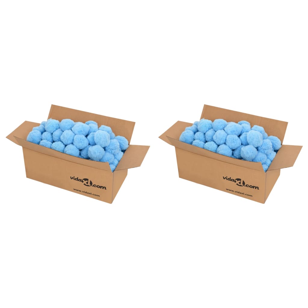 Pool-Filterbälle Antibakteriell Blau 1400 g Polyethylen Pool-Filterbälle Antibakteriell Blau 1400 g Polyethylen