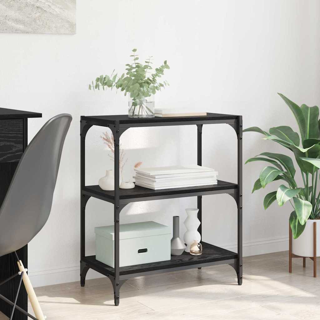 Bücherregal Schwarze Eiche 60 x 33 x 71 cm Holzwerkstoff