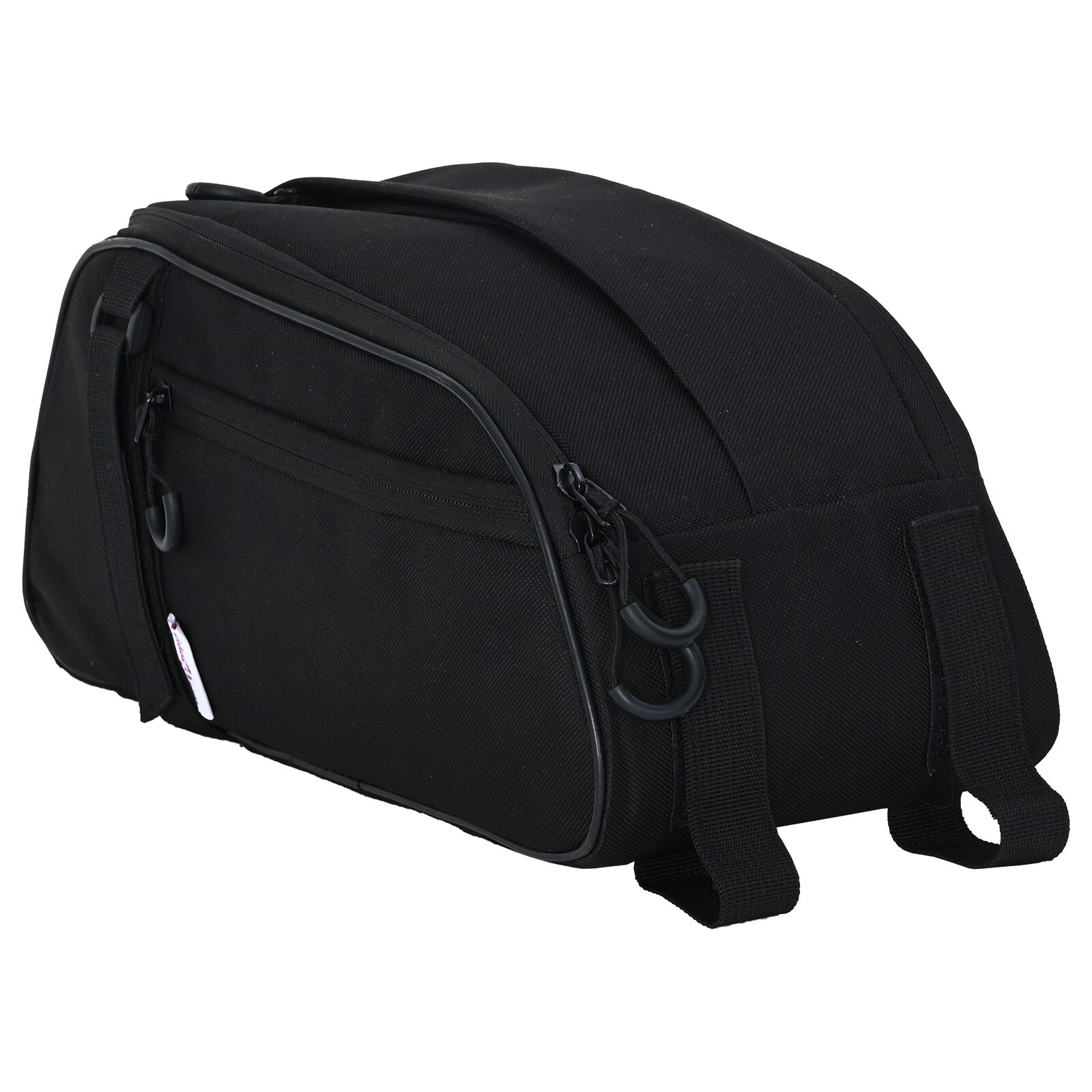 Fahrradtasche für Pannierträger 8 L Schwarz 38x16x16 cm Fahrradtasche für Pannierträger 8 L Schwarz 38x16x16 cm