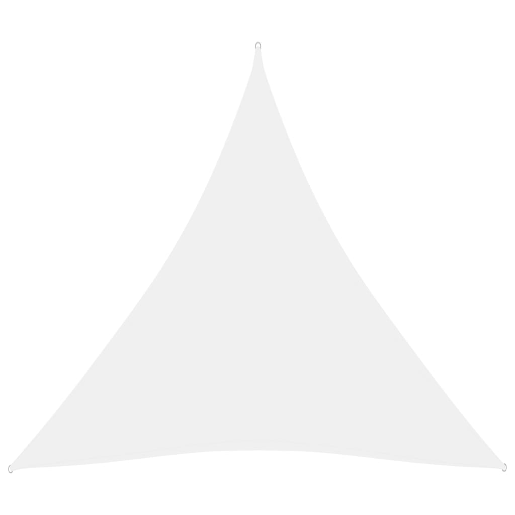 Sonnensegel Oxford-Gewebe Dreieckig 6x6x6 m Weiß Sonnensegel Oxford-Gewebe Dreieckig 6x6x6 m Weiß