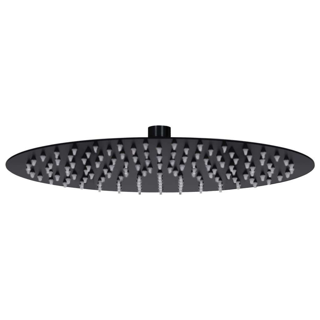 Regenbrause Edelstahl 30 cm Rund Schwarz Regenbrause Edelstahl 30 cm Rund Schwarz