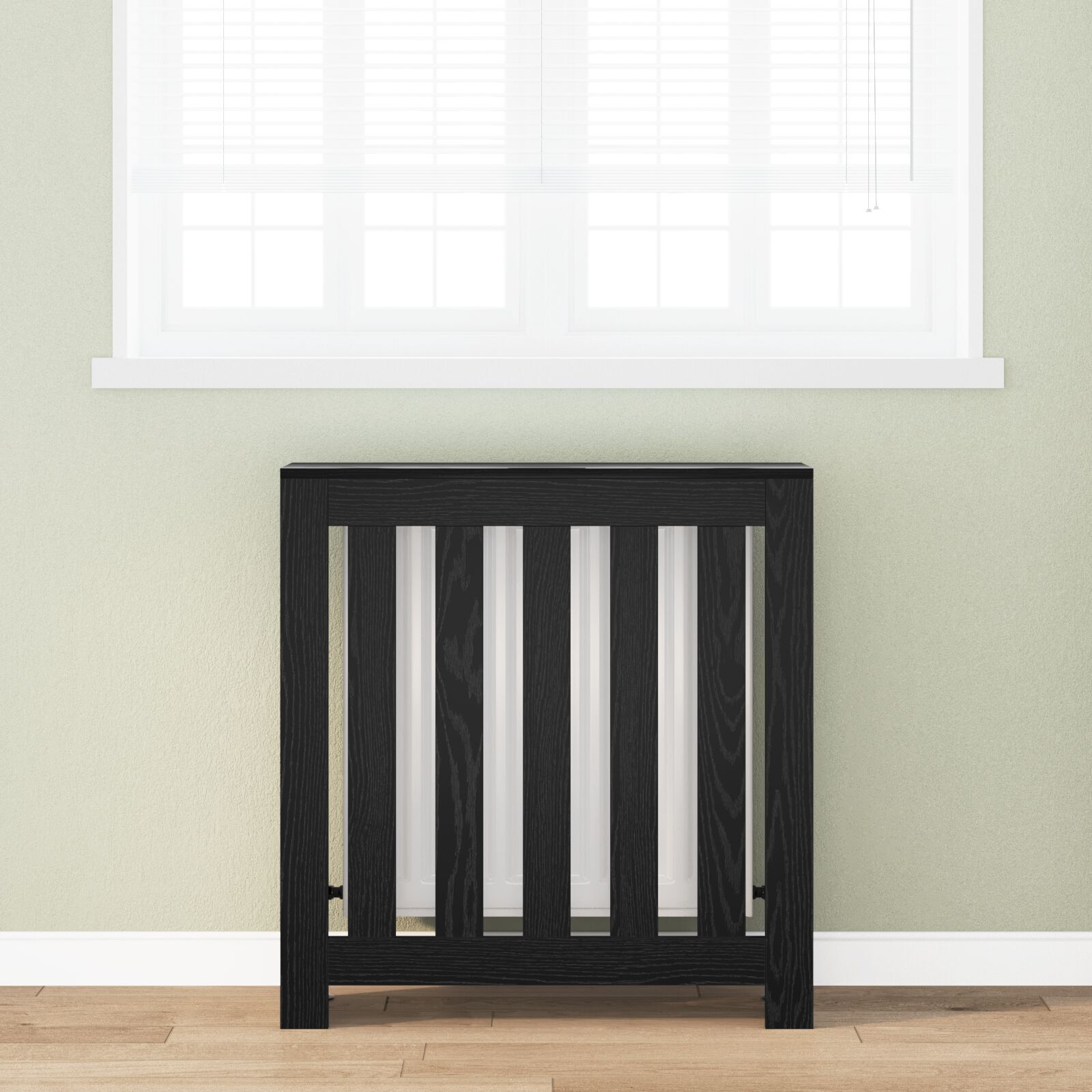 Heizkörperabdeckung Schwarze Eiche 78x20x82 cm Holzwerkstoff Heizkörperabdeckung Schwarze Eiche 78x20x82 cm Holzwerkstoff