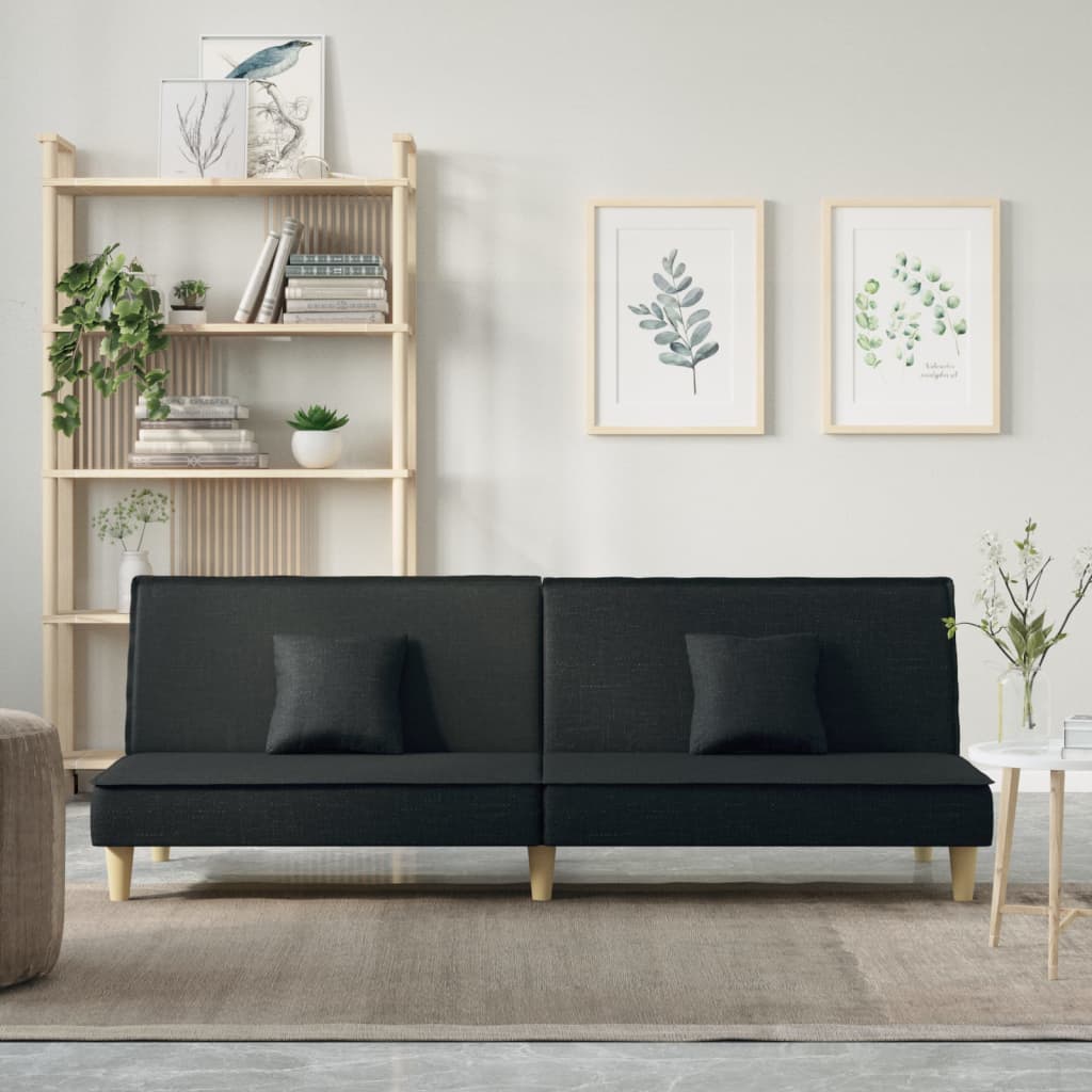 Schlafsofa Schwarz Stoff Schlafsofa Schwarz Stoff