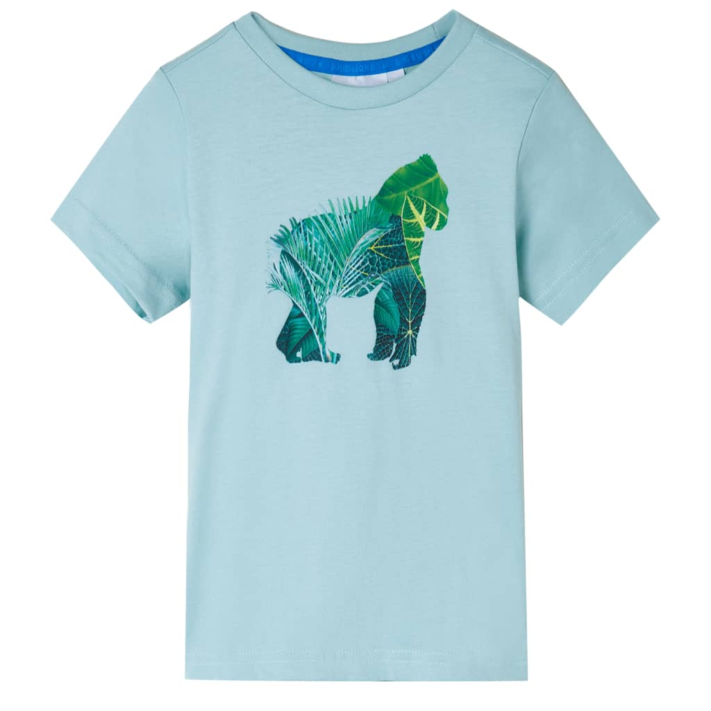 Kinder-T-Shirt Hellblau 128 Kinder-T-Shirt Hellblau 128
