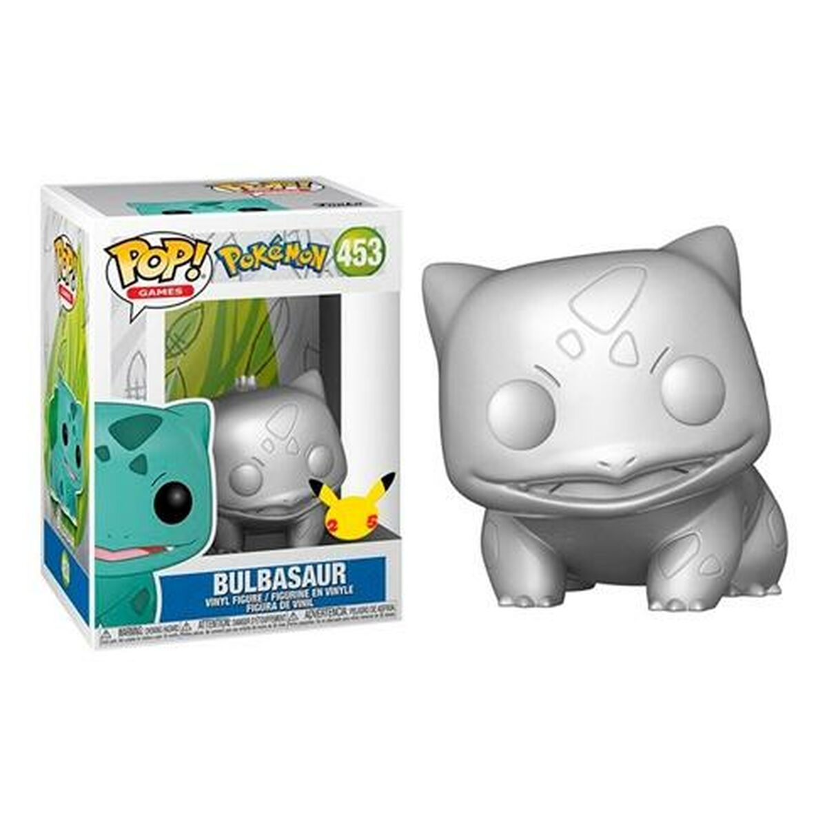 Figur Funko Pop! Bulbasur Nº453 metall Silberfarben Figur Funko Pop! Bulbasur Nº453 metall Silberfarben