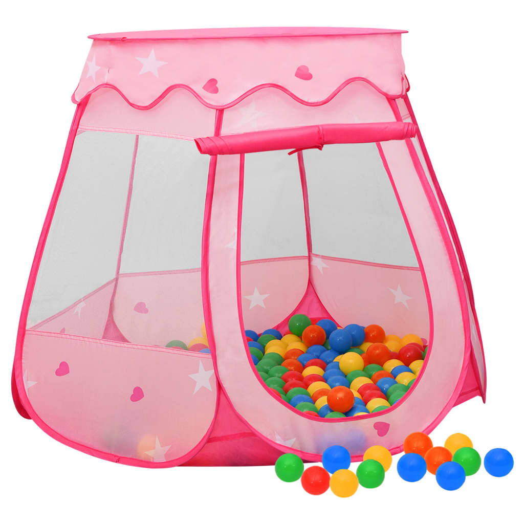 Kinder-Spielzelt mit 250 Bällen Rosa 102x102x82 cm Kinder-Spielzelt mit 250 Bällen Rosa 102x102x82 cm