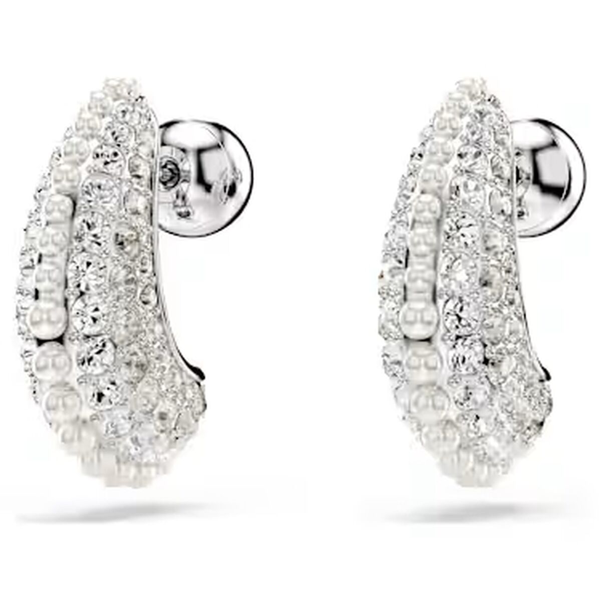 Damenohrringe Swarovski 5692107 Silberfarben Damenohrringe Swarovski 5692107 Silberfarben