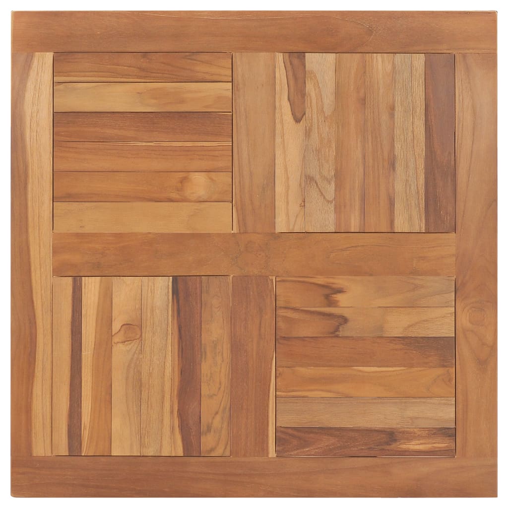 Tischplatte Massivholz Teak Quadratisch 80×80×2,5 cm Tischplatte Massivholz Teak Quadratisch 80×80×2,5 cm