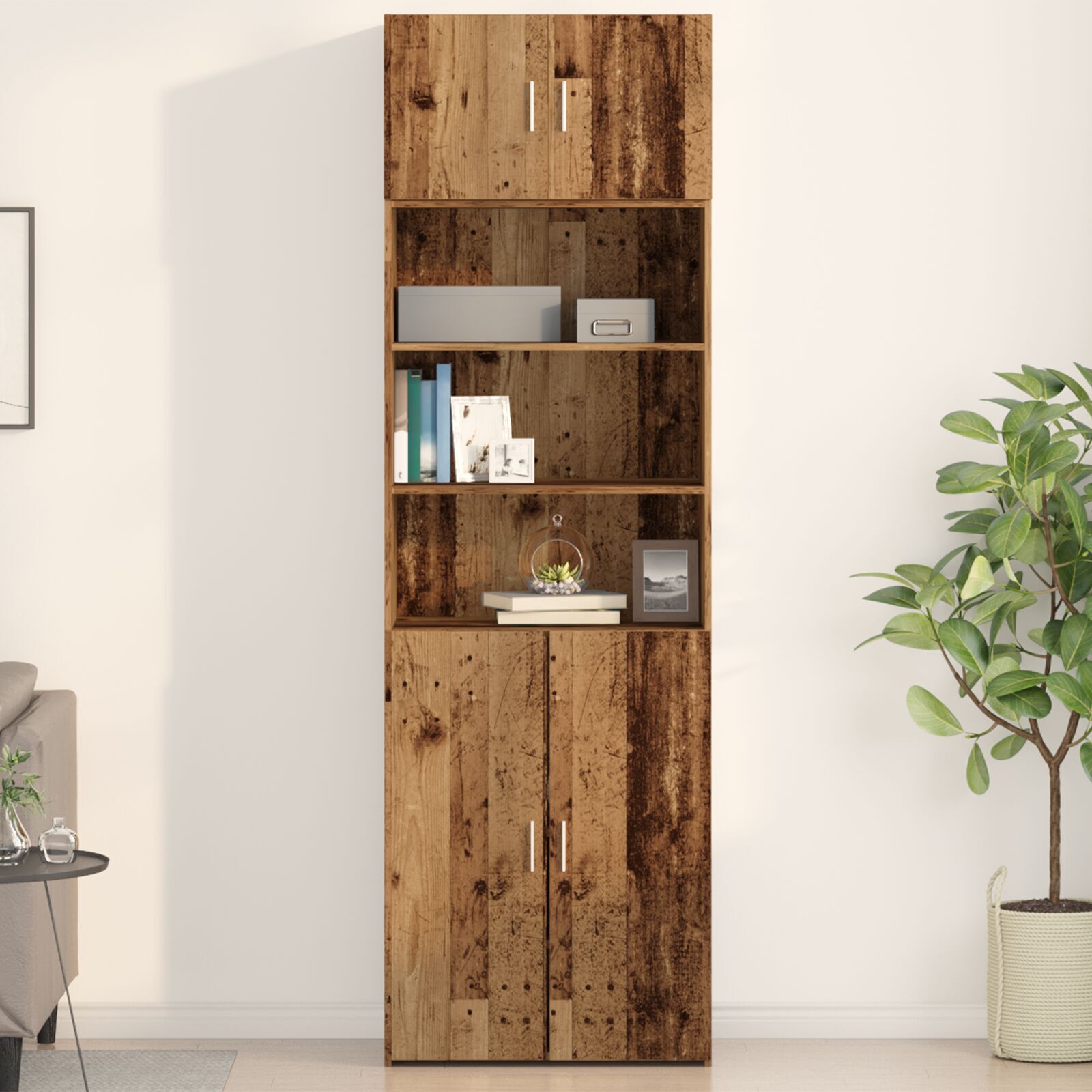 Wandschrank Altholz 70x42,5x40 cm Holzwerkstoff