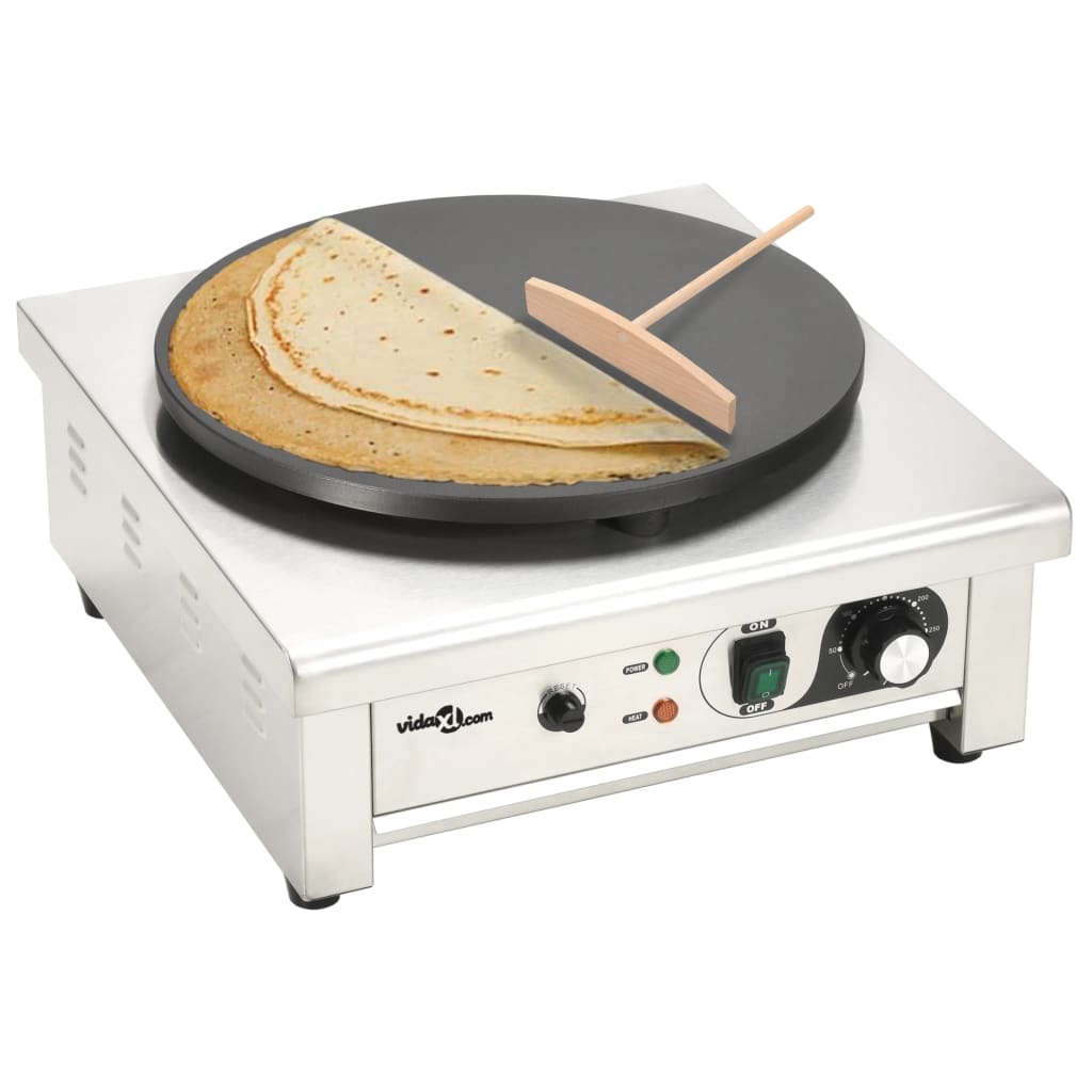 Elektrischer Crepe-Maker mit ausziehbarem Tablett 40 cm 3000 W Elektrischer Crepe-Maker mit ausziehbarem Tablett 40 cm 3000 W
