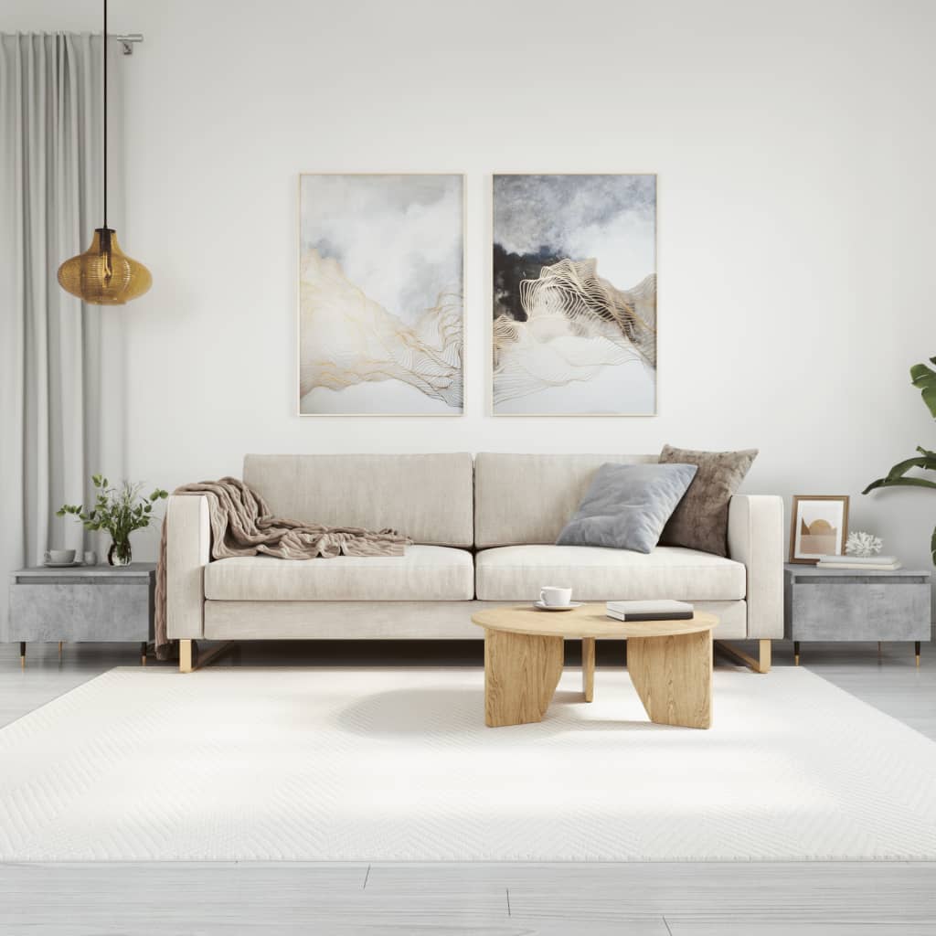 Couchtische 2 Stk. Betongrau 50x46x35 cm Holzwerkstoff Couchtische 2 Stk. Betongrau 50x46x35 cm Holzwerkstoff
