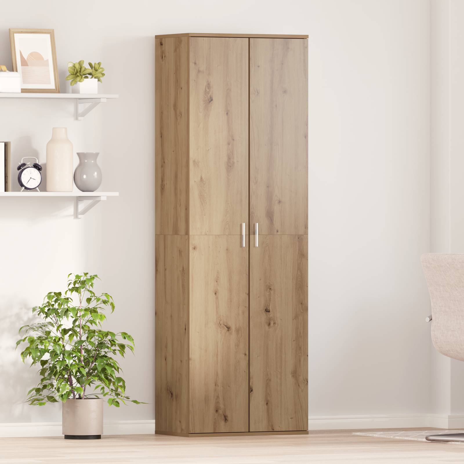 Hochschrank Artisan Eiche 60x35x180 cm verarbeitetes Holz Hochschrank Artisan Eiche 60x35x180 cm verarbeitetes Holz