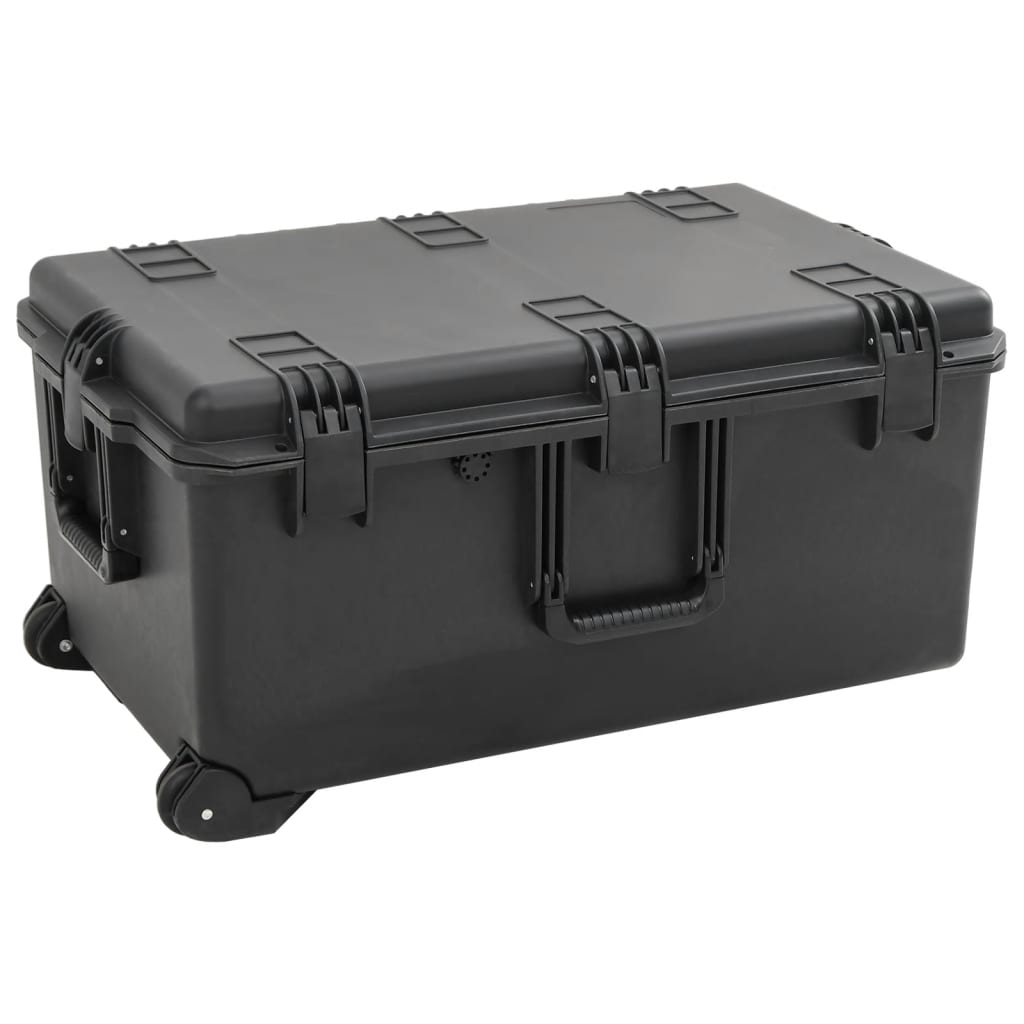 Koffer für Flugreise Tragbar Schwarz 79,5x52x39 cm PP Koffer für Flugreise Tragbar Schwarz 79,5x52x39 cm PP