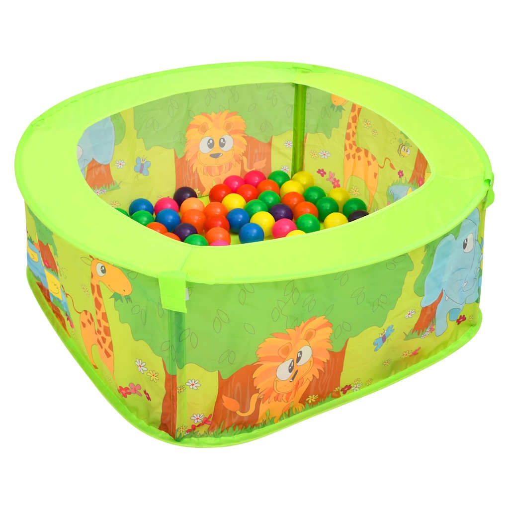 Bällebad mit 50 Bällen für Kinder 75x75x32 cm Bällebad mit 50 Bällen für Kinder 75x75x32 cm